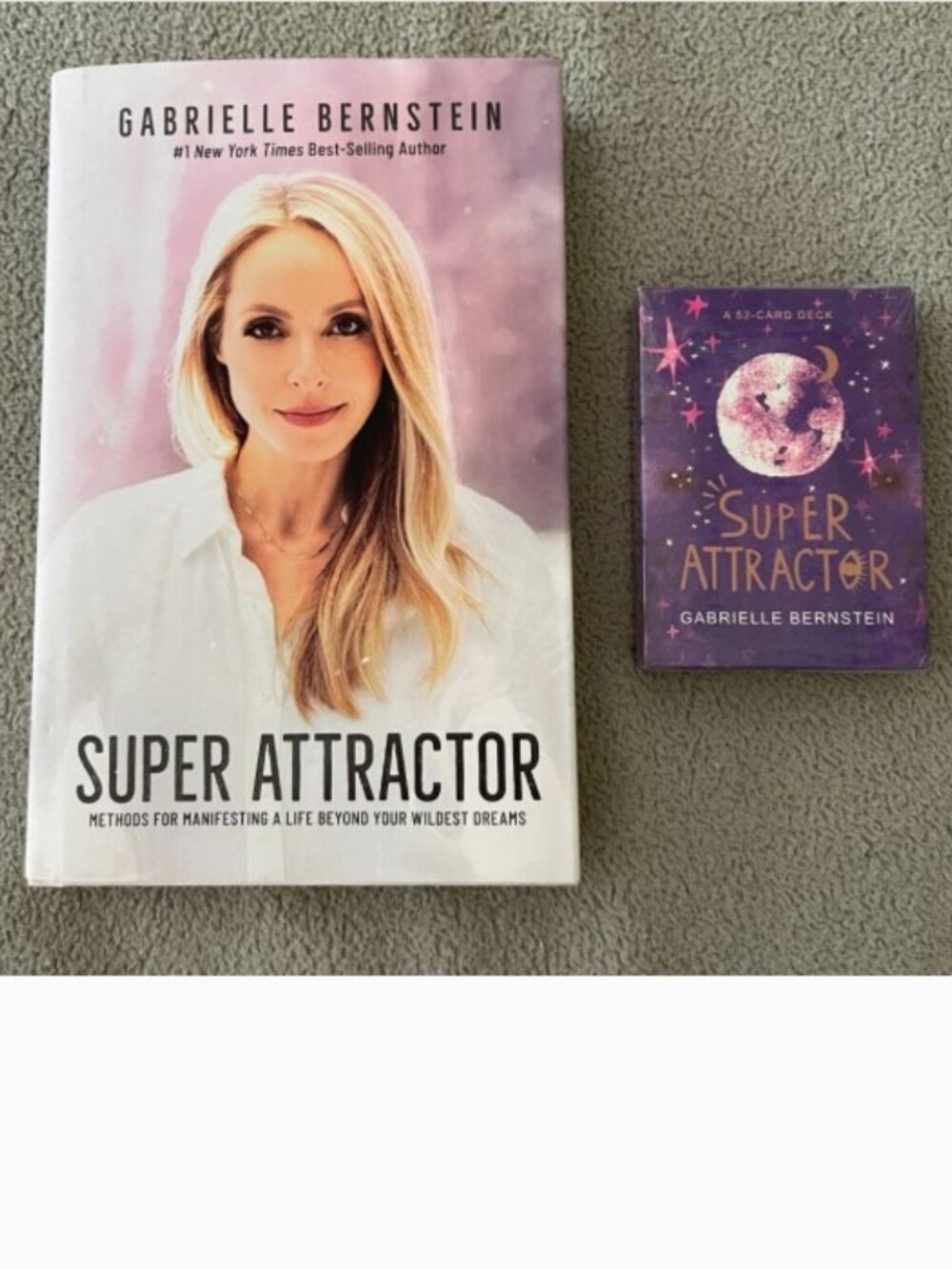 Super Attractor By Gabrielle Bernstein Hard Cover Book and Cards Set